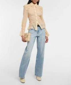 7 For All Mankind Tess Trouser High-rise Straight Jeans