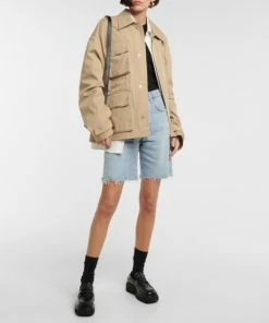 7 For All Mankind Andy Mid-rise Denim Shorts